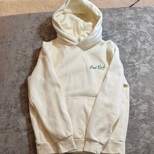Bird Rock Surf shop Women's Cream Hoodie size XS {178}